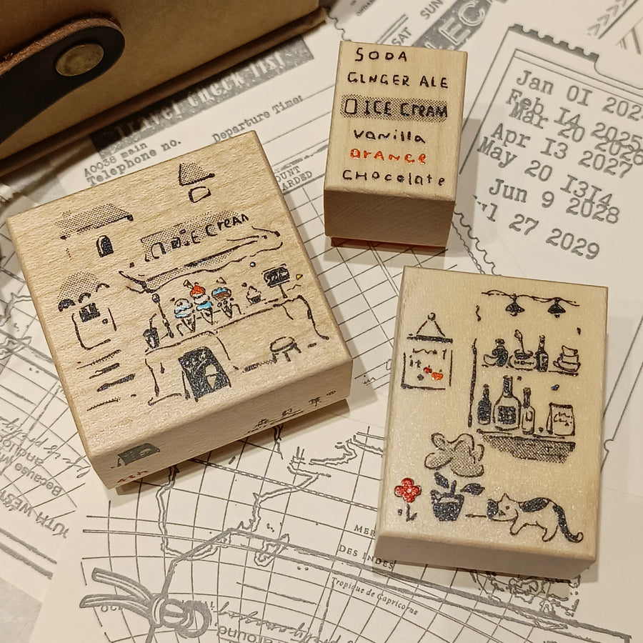 Sen's collection Rubber Stamps Set - Walking in the light （4th Anniversary ）