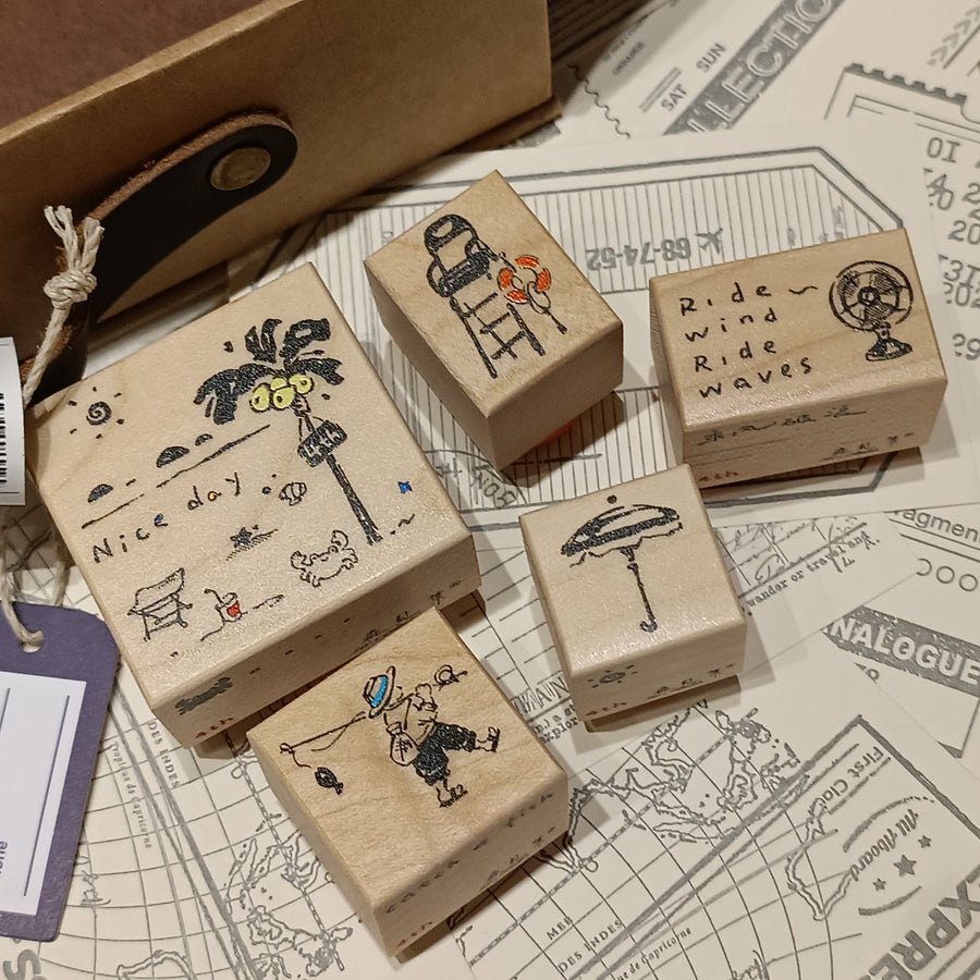 Sen's collection Rubber Stamps Set - Walking in the light （4th Anniversary ）