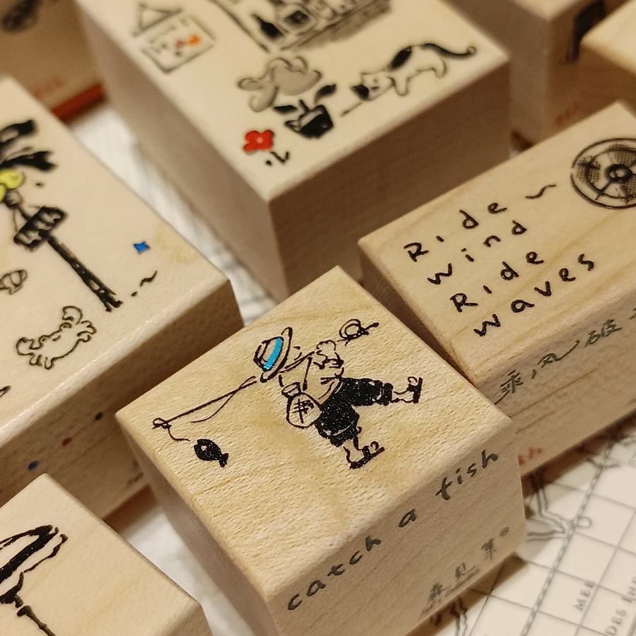 Sen's collection Rubber Stamps Set - Walking in the light （4th Anniversary ）