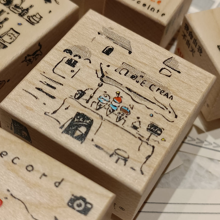 Sen's collection Rubber Stamps Set - Walking in the light （4th Anniversary ）