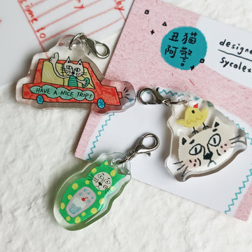 Sycolexxx Ugly Cats charms