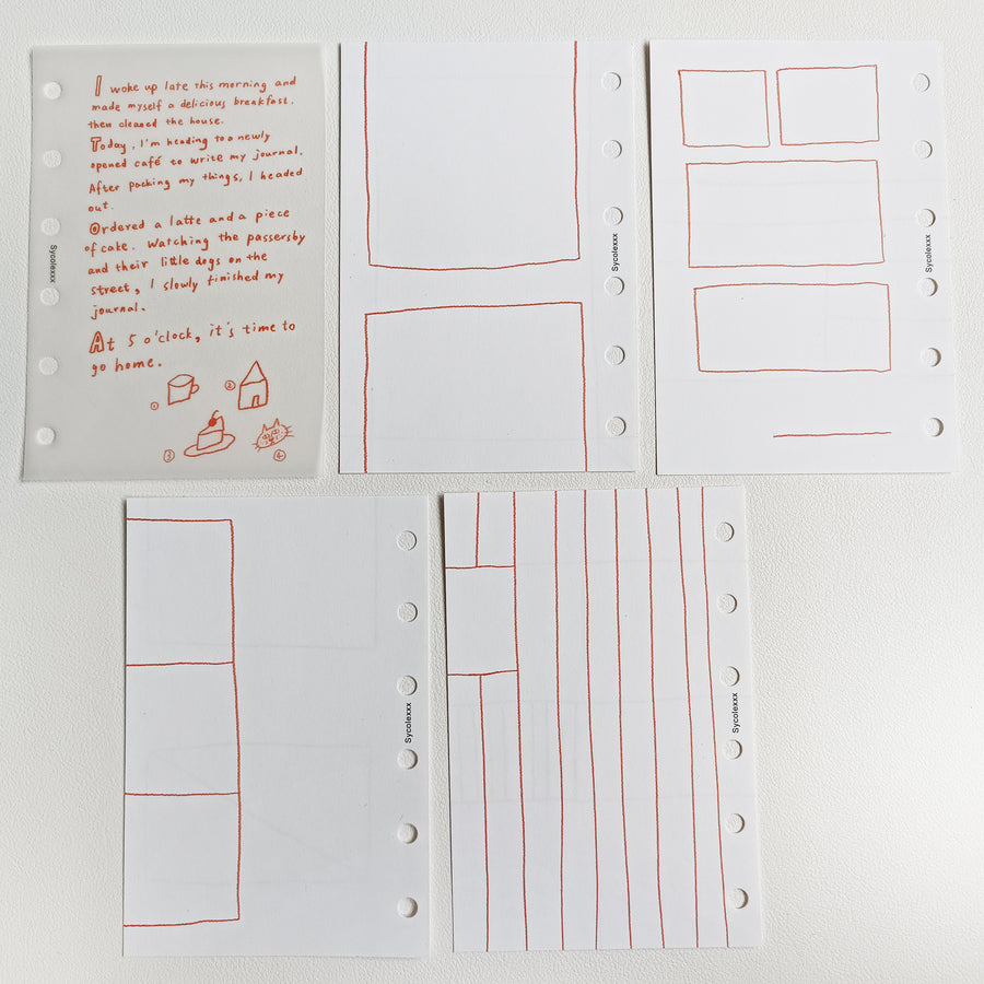 Sycolexxx Ugly Cats notepaper 03