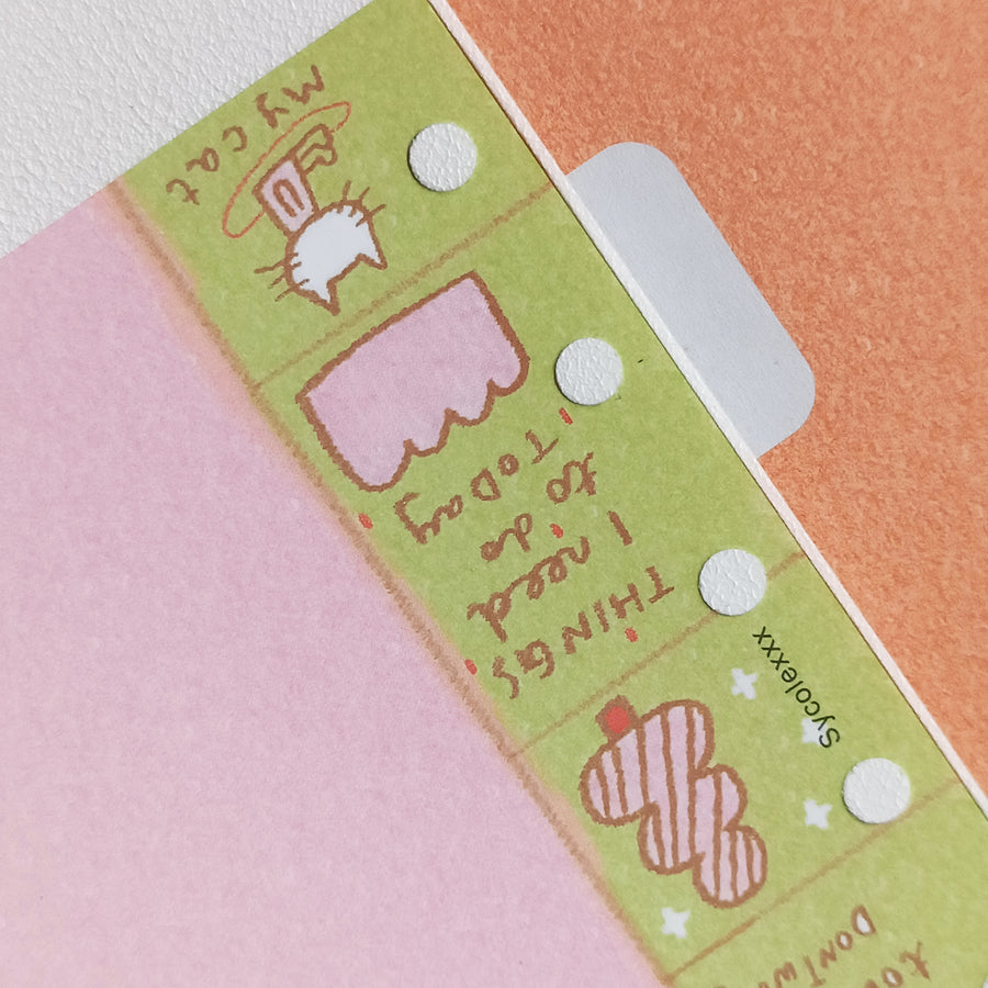Sycolexxx Ugly Cats notepaper 02