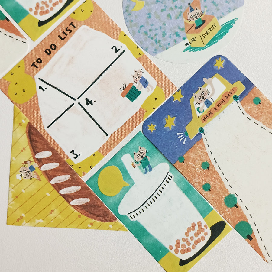 Sycolexxx Ugly Cats notepaper 01