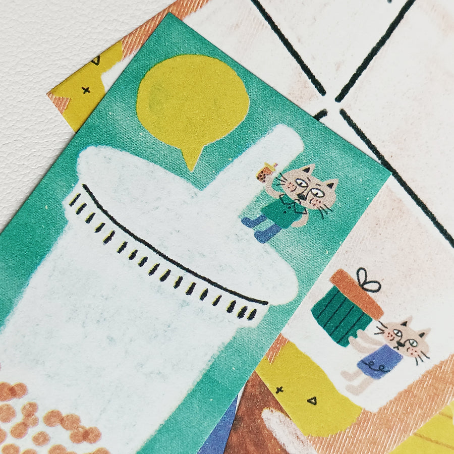 Sycolexxx Ugly Cats notepaper 01