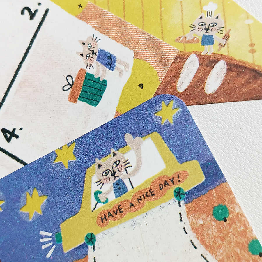 Sycolexxx Ugly Cats notepaper 01