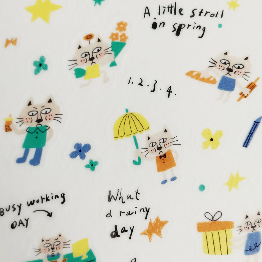 Sycolexxx Ugly Cats Sticker - Different Me
