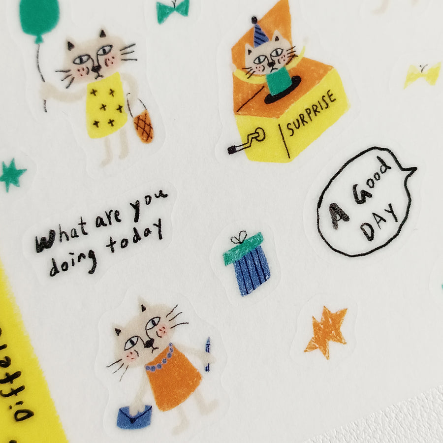 Sycolexxx Ugly Cats Sticker - Different Me