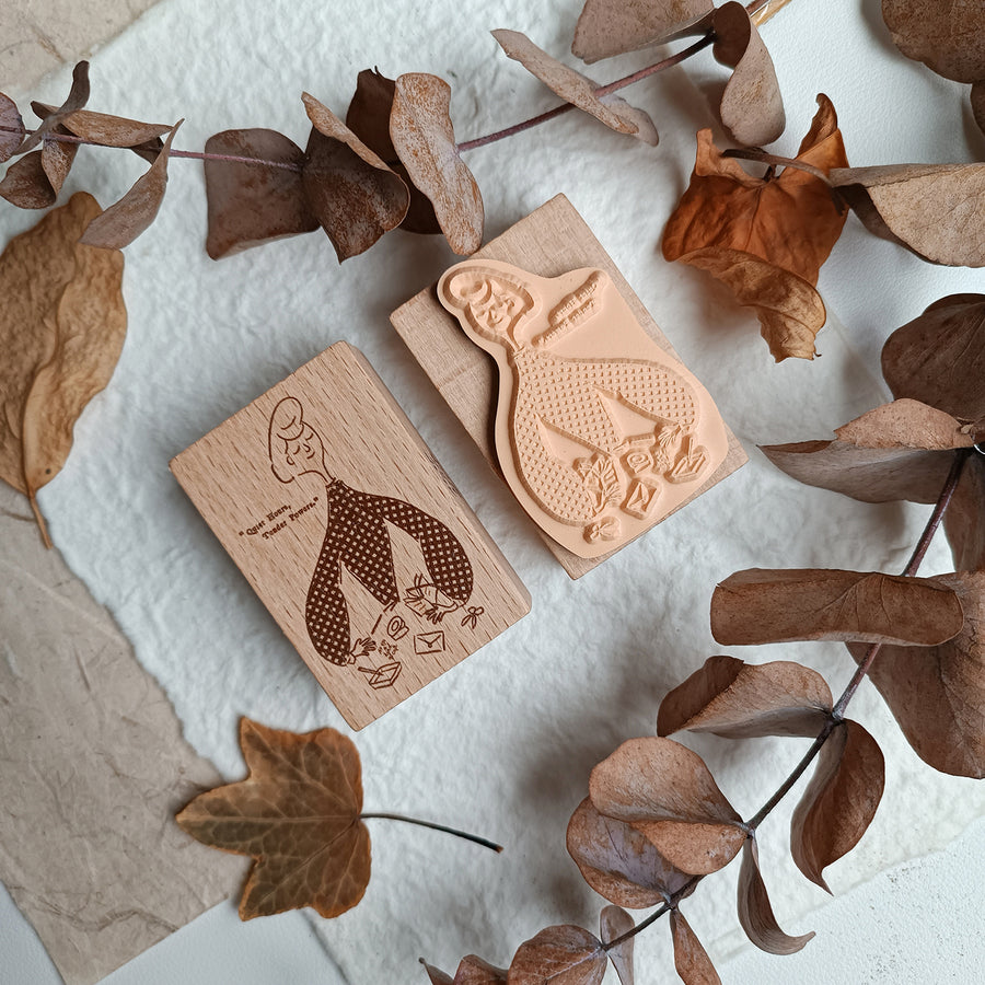 A kind of café 什物 Me Time Rubber Stamp