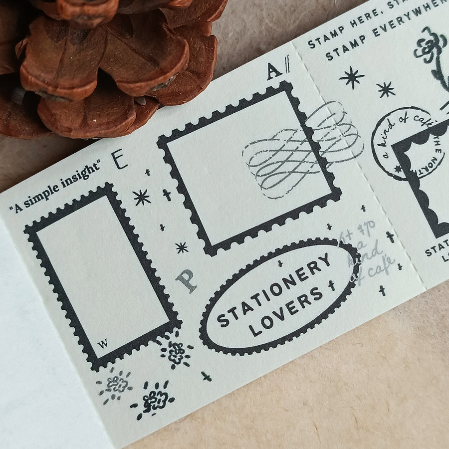 A kind of café 什物 Two-Split Notepad - Star guard