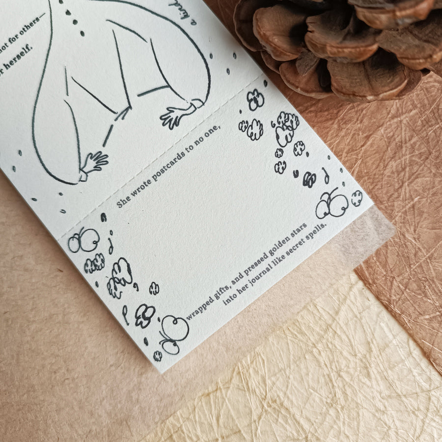 A kind of café 什物 Two-Split Notepad - French Lady