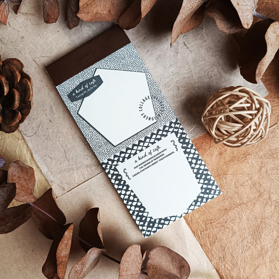 A kind of café 什物 Two-Split Notepad - Stamp Ticket