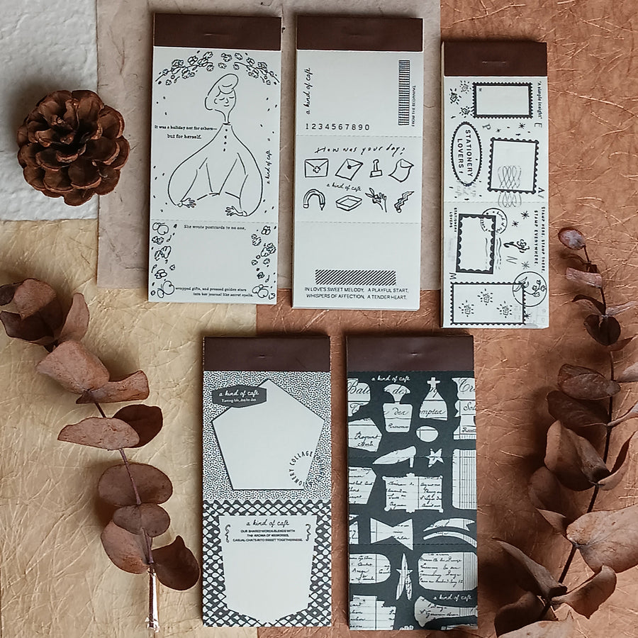 A kind of café 什物 Two-Split Notepad - Star guard