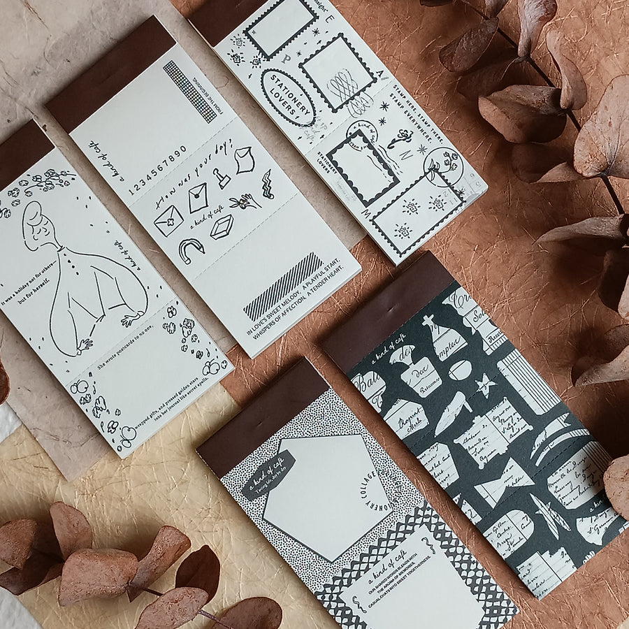 A kind of café 什物 Two-Split Notepad - Star guard