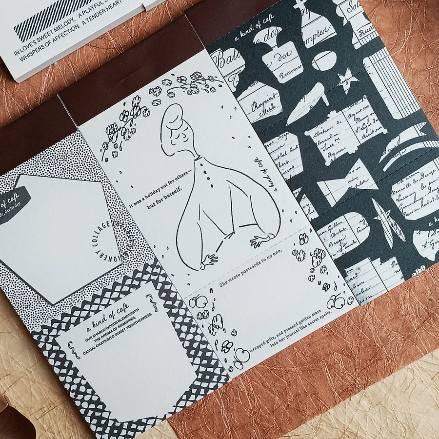A kind of café 什物 Two-Split Notepad - Stamp Ticket