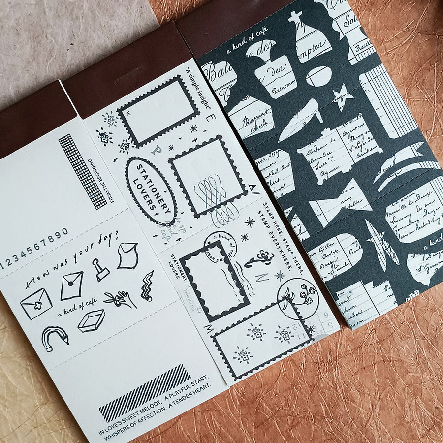 A kind of café 什物 Two-Split Notepad - Star guard