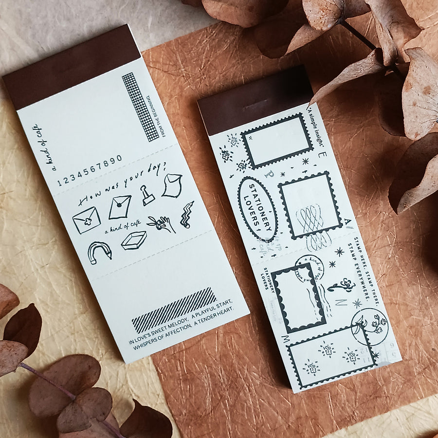 A kind of café 什物 Two-Split Notepad - Star guard
