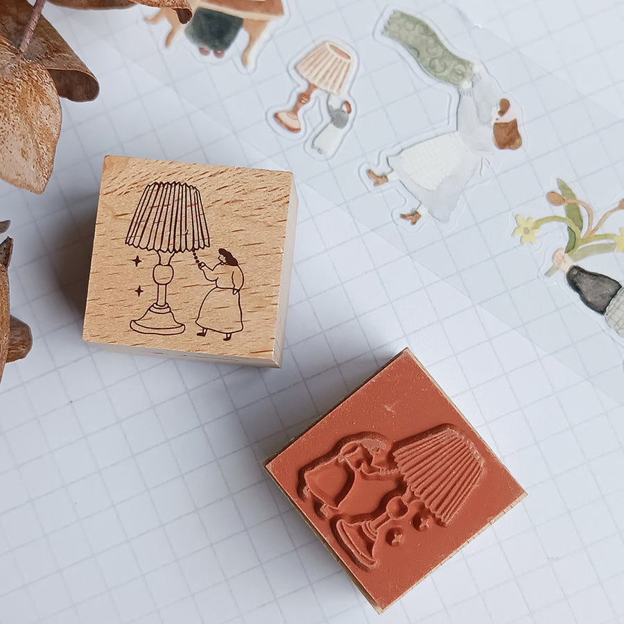 Ivysnow rubber stamp - Desk Lamp
