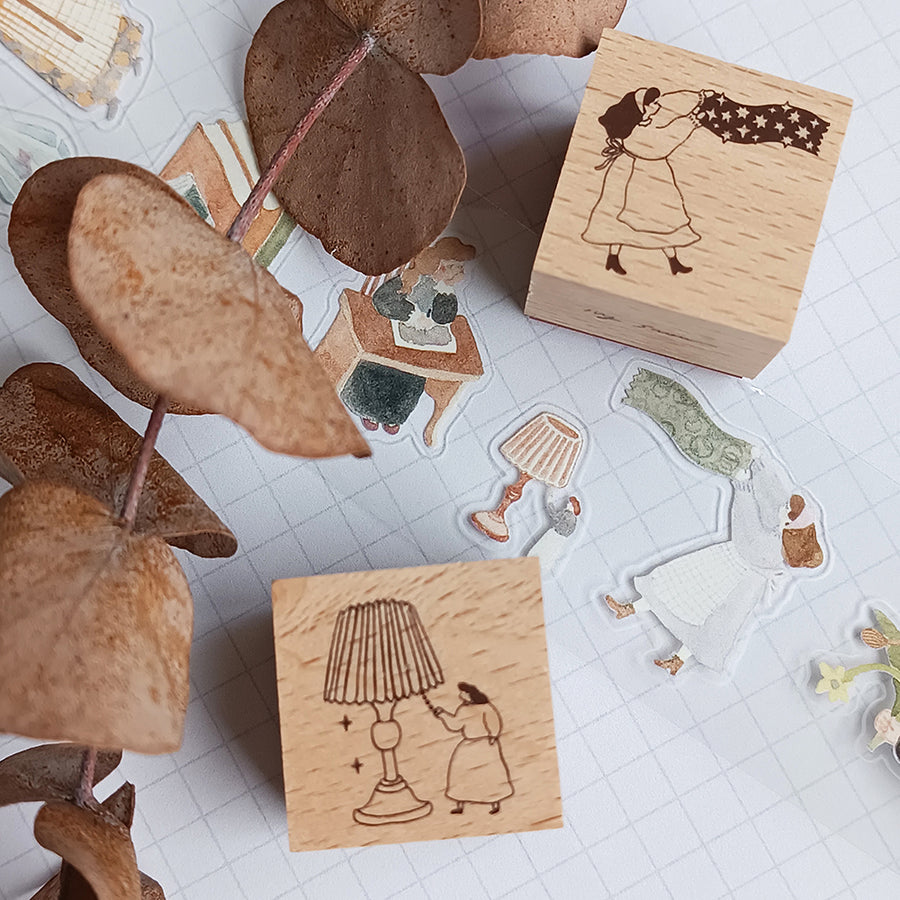 Ivysnow rubber stamp - Desk Lamp