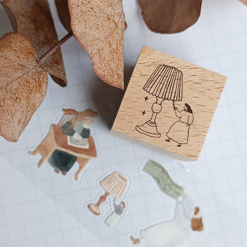 Ivysnow rubber stamp - Desk Lamp