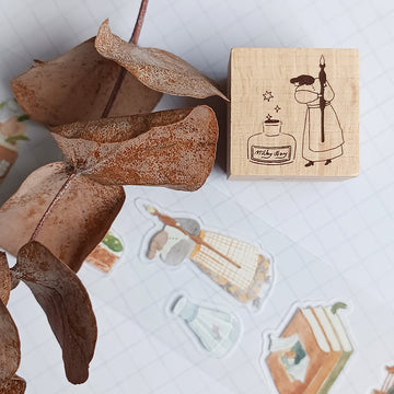 Ivysnow rubber stamp - Ink and Pen