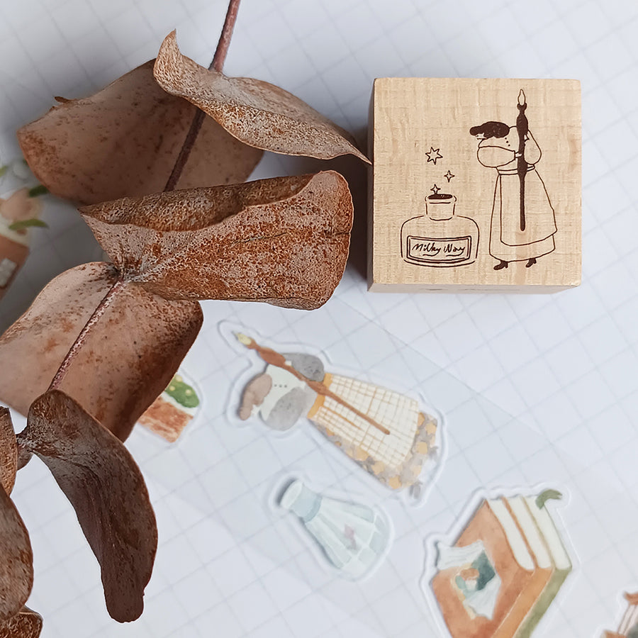 Ivysnow rubber stamp - Ink and Pen