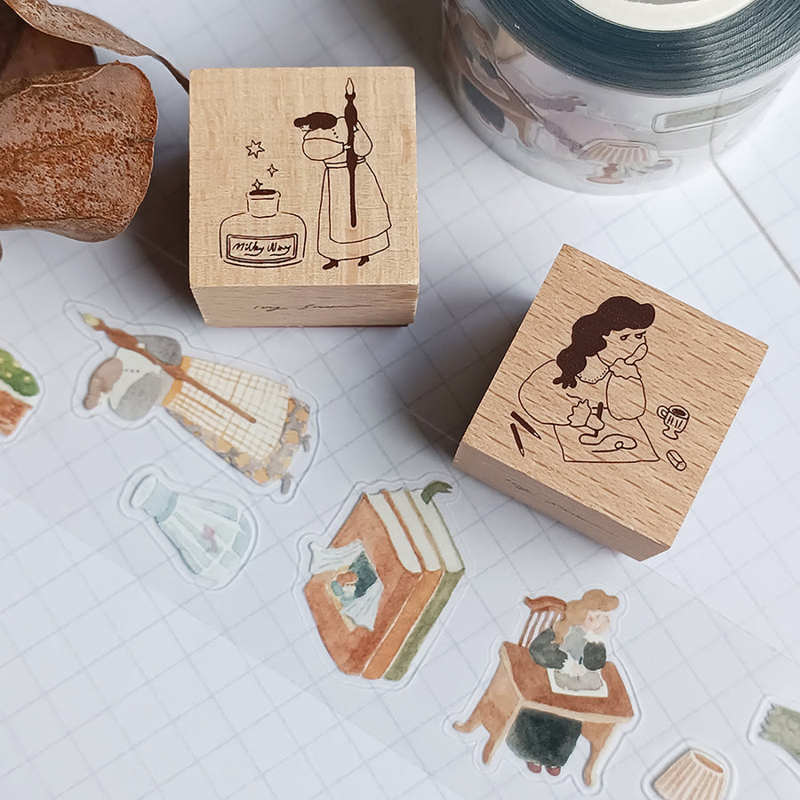 Ivysnow rubber stamp - Doodle