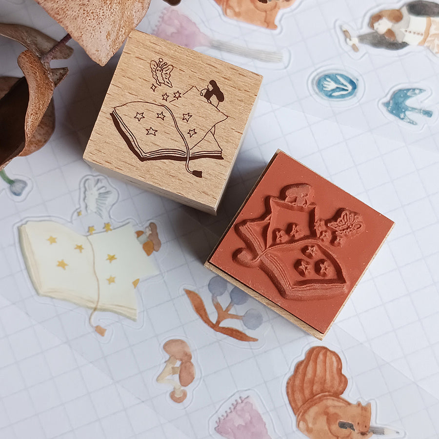 Ivysnow rubber stamp - The book of inspiration
