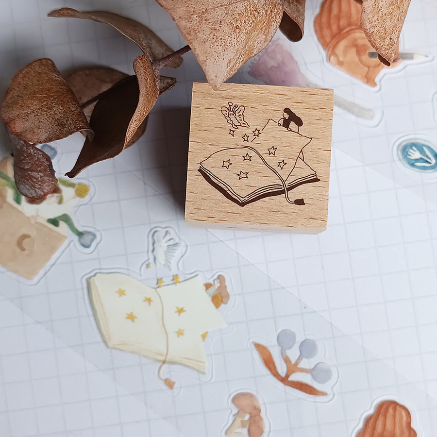 Ivysnow rubber stamp - The book of inspiration