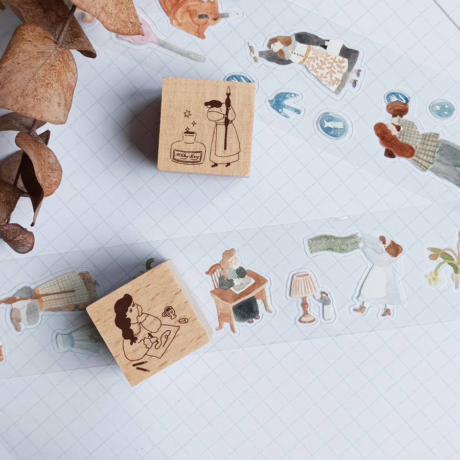 Ivysnow rubber stamp - Ink and Pen