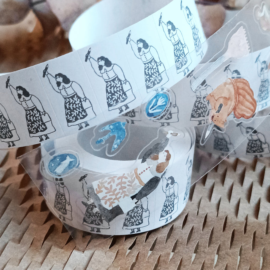 Ivysnow label sticker - Gashapon series