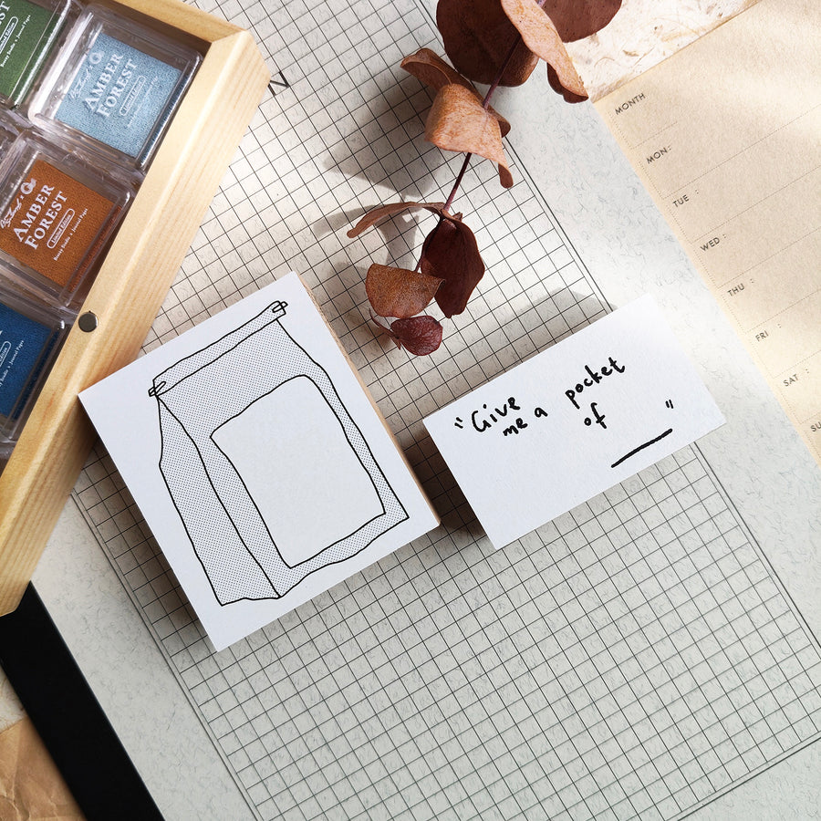 Sycolexxx Ugly Cats Rubble Stamp Set -  Pastry bag & Cup