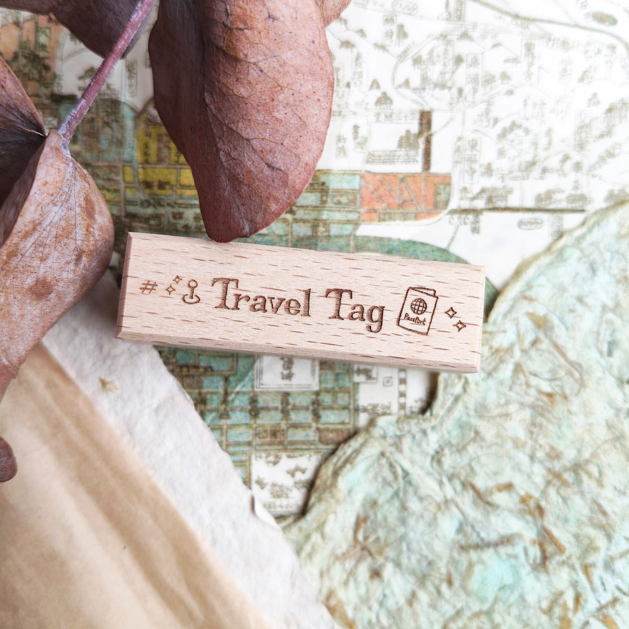 Asakodraws Travel Series Rubber Stamp