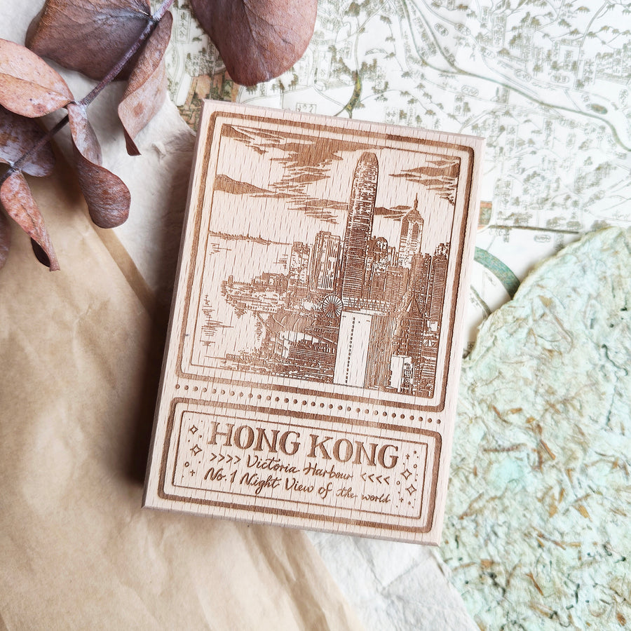 Asakodraws Travel Series Rubber Stamp