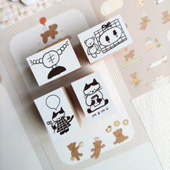 Ranmyu rubber stamps - 2 x 3cm