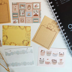 Shoichiro Tobimatsu Sweet Friends Memopad Set (100 Sheets)