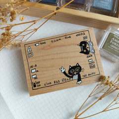 Sycolexxx Ugly Cats Rubble Stamp - Camera Frame