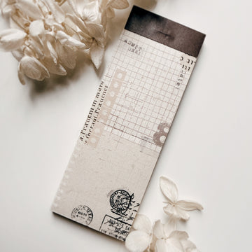Journal Pages notepad - Postal Grid