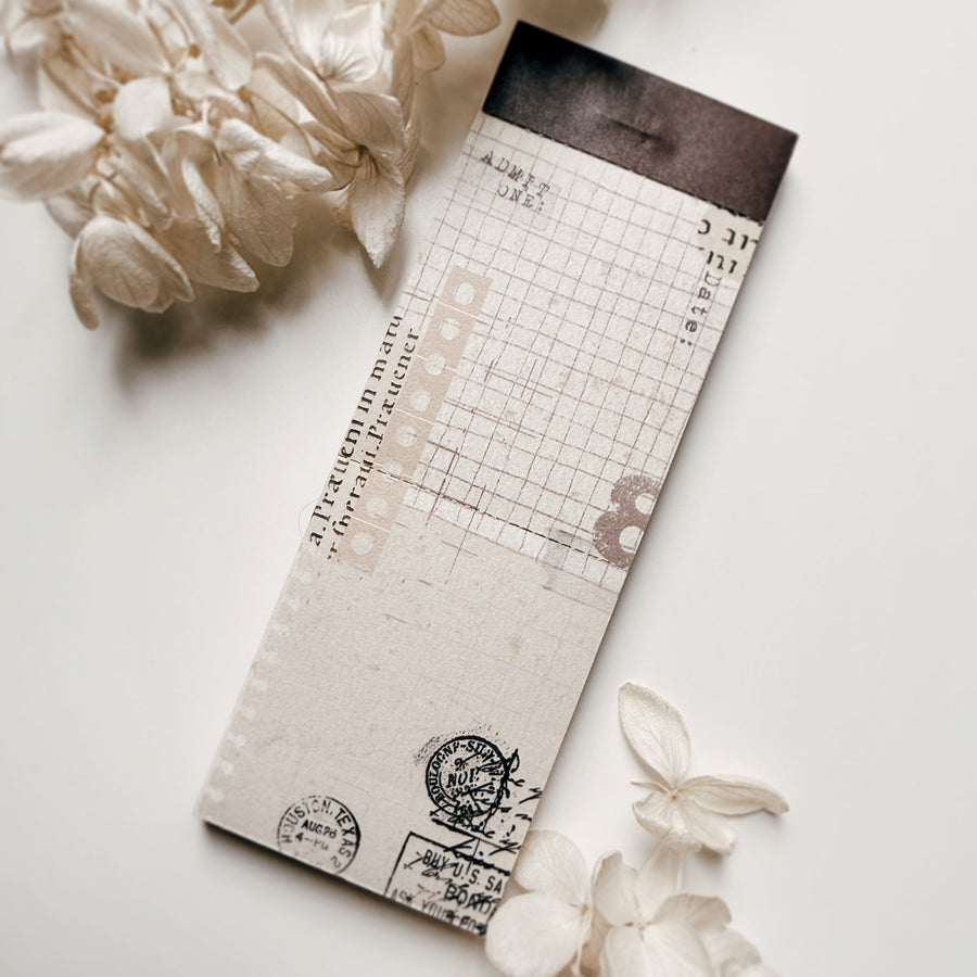 Journal Pages notepad - Postal Grid