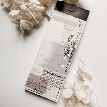 Journal Pages notepad - Faded Letters