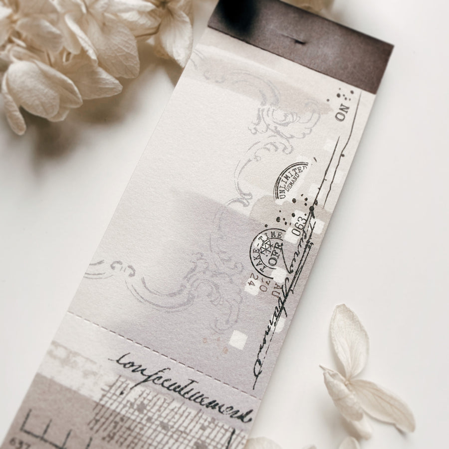 Journal Pages notepad - Faded Letters