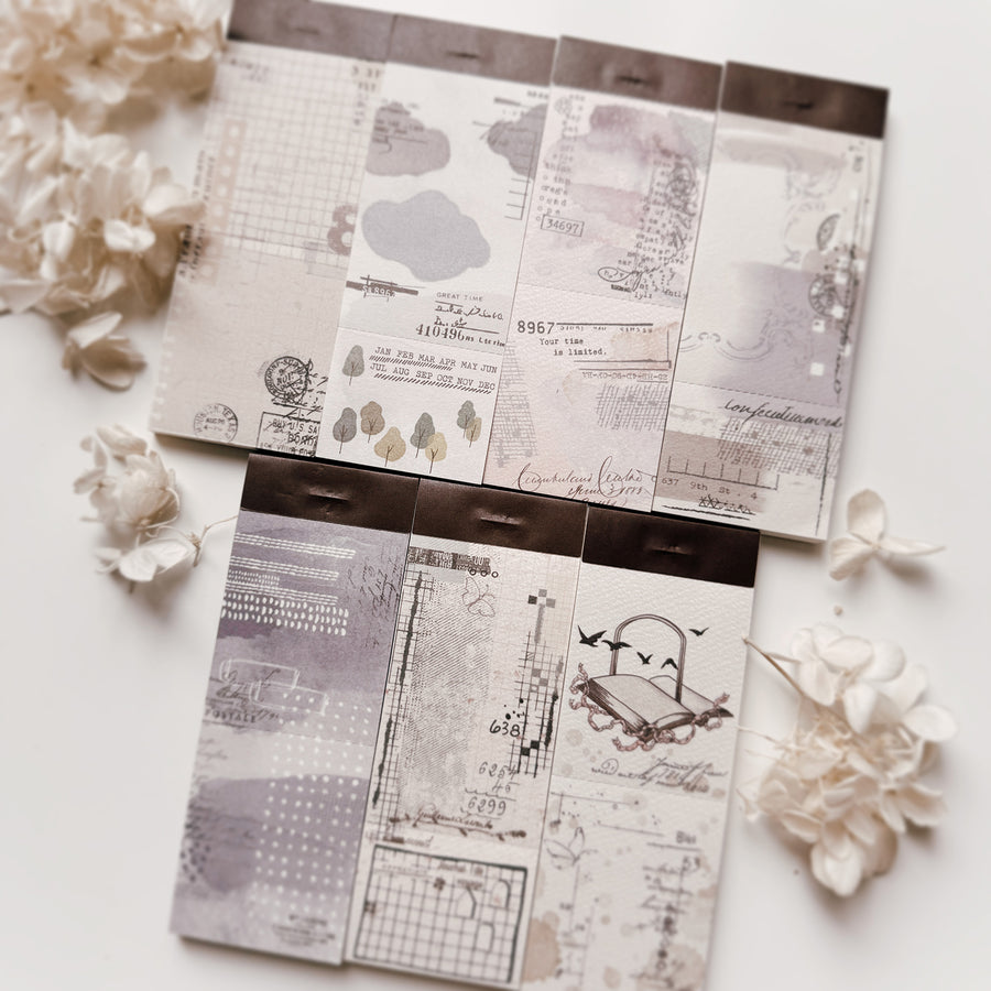 Journal Pages notepad - Postal Grid