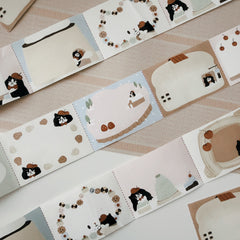 Journal Pages Black Cat Patisserie Paper sticky & Tracing paper roll tape
