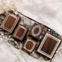 Journal Pages "The Grand Frame Collection" rubber stamps