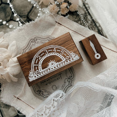 Journal Pages "Moments Dial Set" rubber stamps