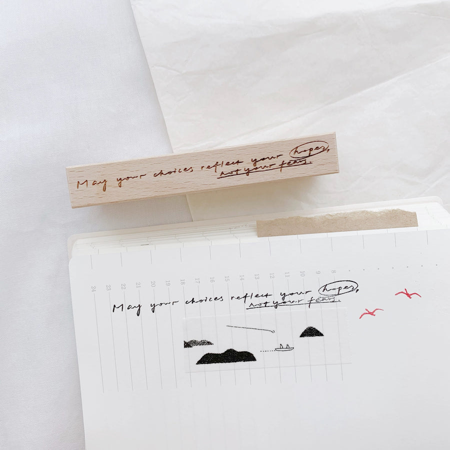 Partialafra memo rubber stamps