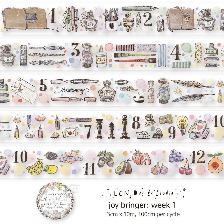 LCN matte pet tape - Joy bringer : Week 1
