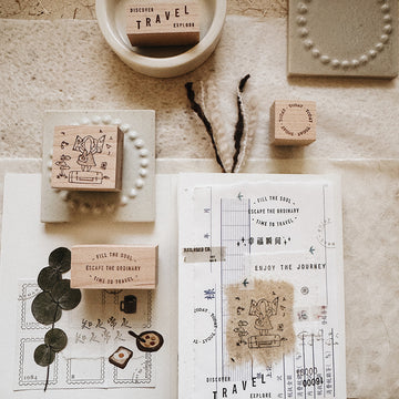 Penspapersplanner rubber Stamps - here and there