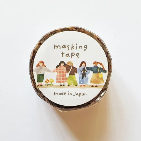 Mind Wave Seamless Die-Cut Washi Tape - People