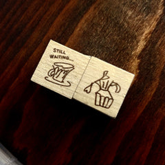 A kind of café 什物 - Mocha Time Rubber Stamp Set (2 Designs)